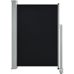 Helloshop26 - Auvent paravent store brise-vue latéral rétractable de patio jardin terrasse balcon protection visuelle écran 120 x 300 cm noir