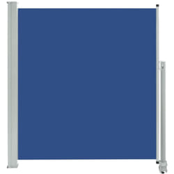 Auvent paravent store brise-vue latéral rétractable de patio jardin terrasse balcon protection visuelle écran 140 x 300 cm bleu