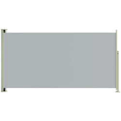 Auvent paravent store brise-vue latéral rétractable de patio jardin terrasse balcon protection visuelle écran 160 x 300 cm gris