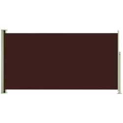 Auvent paravent store brise-vue latéral rétractable de patio jardin terrasse balcon protection visuelle écran 160 x 300 cm marron