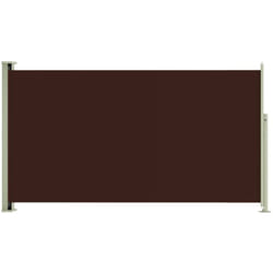 Auvent paravent store brise-vue latéral rétractable de patio jardin terrasse balcon protection visuelle écran 170 x 300 cm marron