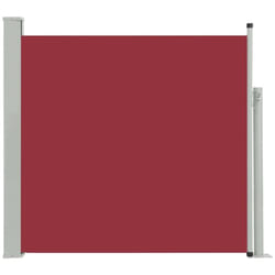 Auvent paravent store brise-vue latéral rétractable de patio jardin terrasse balcon protection visuelle écran 170 x 300 cm rouge
