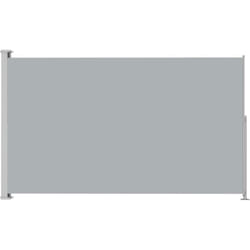 Helloshop26 - Auvent paravent store brise-vue latéral rétractable de patio jardin terrasse balcon protection visuelle écran 220 x 300 cm gris