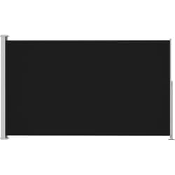 Helloshop26 - Auvent paravent store brise-vue latéral rétractable de patio jardin terrasse balcon protection visuelle écran 220 x 300 cm noir