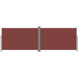 Auvent paravent store brise-vue latéral rétractable de patio jardin terrasse balcon protection visuelle écran 220 x 600 cm marron