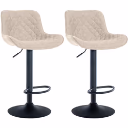 Grâce au mélange harmonieux des matériaux et des différentes variations disponibles, l'ensemble de 2 tabourets de bar est idé ...