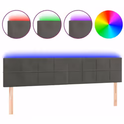 Cette tête de lit à LED classique, au design élégant, donne à votre cadre de lit une touche de modernité étonnante et convien ...