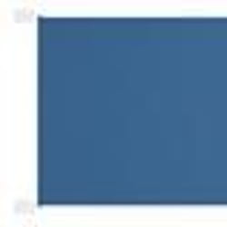Auvent vertical bleu 60x1000 cm tissu oxford