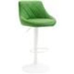 Tabouret de bar - TDB10593 - Vert - Pivotant - Réglable en hauteur - Similicuir