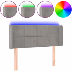 Cette tête de lit à LED classique, au design élégant, donne à votre cadre de lit une touche de modernité étonnante et convien ...