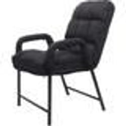 Fauteuil lounge - Non spécifié - Rembourré - Dossier inclinable - 160 kg - Tissu noir