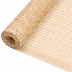 Filet brise vue - PEHD - 18 x 10 m - Beige - 150 g/m² - Résistant aux UV et moisissures