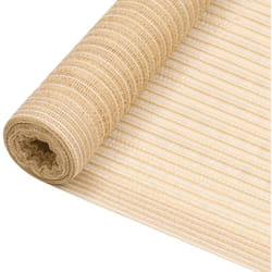 Filet brise-vue beige 1,8x10 m pehd 75 g/m²
