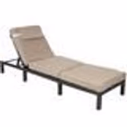 Transat chaise longue bain de soleil jardin en polyrotin anthracite avec coussin