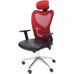 Chaise de bureau pivotante, chaise de bureau, synthétique rouge La chaise de bureau, tout comme les exigences qui lui sont im ...