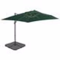 Parasol d exterieur avec base portable 4 x 3 m vert