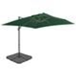 Parasol d exterieur avec base portable 4 x 3 m vert