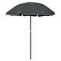 Parasol - Non spécifié - 180 cm - Acier - Polyester anti-UV - Couleur anthracite