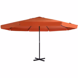Cet élégant parasol est parfait pour créer de l'ombre et vous protéger des rayons UV nocifs. Fabriquée en polyester anti-UV e ...