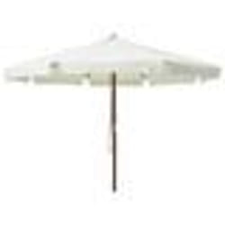 Parasol - Non spécifié - 330 cm - Bois - Polyester anti-décoloration - Système à double poulie