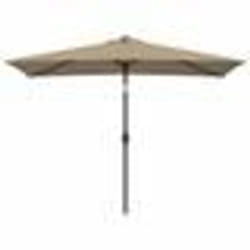 Parasol - Non spécifié - 300 x 200 cm - Taupe - Polyester 100% - Mât en métal