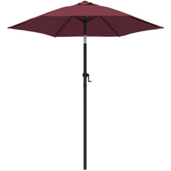 Parasol 200 x 211 cm aluminium bordeaux