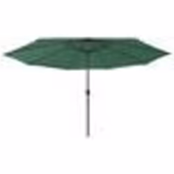 Parasol dextérieur - Non spécifié - 400 cm - Vert - 32 LED - Mât en métal