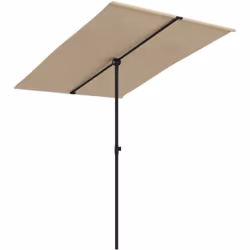 Ce parasol d'extérieur à toit plat est parfait pour créer de l'ombre et vous protéger des rayons UV nocifs. Fabriquée en poly ...