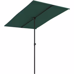 Ce parasol d'extérieur à toit plat est parfait pour créer de l'ombre et vous protéger des rayons UV nocifs. Fabriquée en poly ...