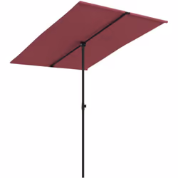 Ce parasol d'extérieur à toit plat est parfait pour créer de l'ombre et vous protéger des rayons UV nocifs. Fabriquée en poly ...