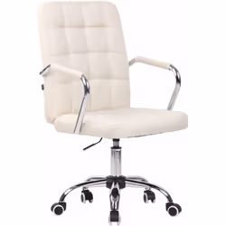 Chaise de bureau en tissu moderne et confortable Généreusement rembourrée Sa forme ergonomique qui épouse le corps renforce l ...