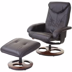 Fauteuil relax inclinable TV avec repose-pieds, synthétique marron Aussi différents que puissent être les fauteuils de notre  ...