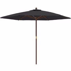 Ce parasol de jardin est parfait pour créer de l'ombre et vous protéger des rayons UV nocifs du soleil. Matériau durable : fa ...