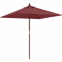 Ce parasol de jardin est parfait pour créer de l'ombre et vous protéger des rayons UV nocifs du soleil. Matériau durable : fa ...