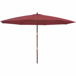 Ce parasol de jardin est parfait pour créer de l'ombre et vous protéger des rayons UV nocifs du soleil. Matériau durable : fa ...