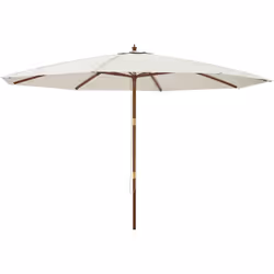 Ce parasol de jardin est parfait pour créer de l'ombre et vous protéger des rayons UV nocifs du soleil. Matériau durable : fa ...