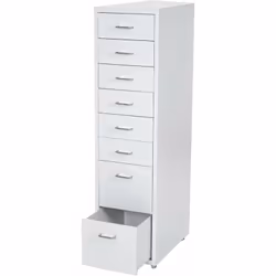 Description générale Ce caisson à tiroirs sur roulettes est un meuble pratique et fonctionnel, idéal pour organiser votre esp ...