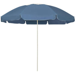Helloshop26 - Parasol de plage bleu 240 cm