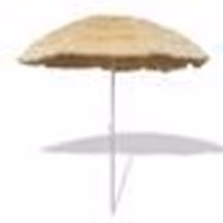 Parasol de plage inclinable armature en acier + couverture PP sable