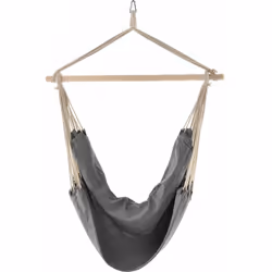 Fauteuil suspendu rotatif à 360° jusqu'à 150 kg Dans cette chaise suspendue hamac vous pourrez vous détendre non seulement ph ...