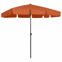 Parasol de plage 200 x 125 cm orange