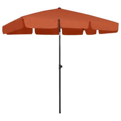 Parasol de plage 200 x 125 cm orange