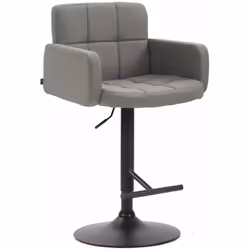 La particularité de ce tabouret haut est sa forme cube originale. Le siège est généreusement rembourré et revêtu d'un tissu d ...