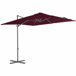Cet élégant parasol suspendu est parfait pour créer de l'ombre et vous protéger des rayons UV nocifs. Fabriquée en polyester ...