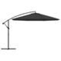 Parasol déporté - Non spécifié - 350 cm - Aluminium - Noir - Anti-UV