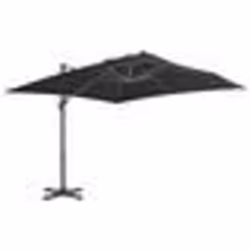 Parasol déporté - Non spécifié - 3 x 3 m - Aluminium - Noir - Anti-UV