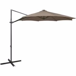 Ce parasol en porte-à-faux avec lumières LED est un excellent choix pour créer un peu d’ombre et de protection contre les ray ...