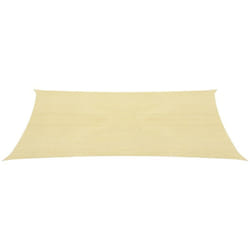Helloshop26 - Parasol en pehd rectangulaire 2 x 4 m beige