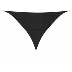 Helloshop26 - Voile d'ombrage parasol en pehd triangulaire 5 x 5 x 5 m anthracite
