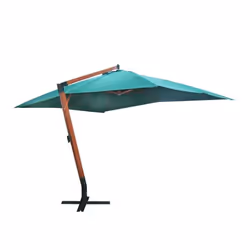 Parasol grand d exterieur flottant 300 x 400 cm vert